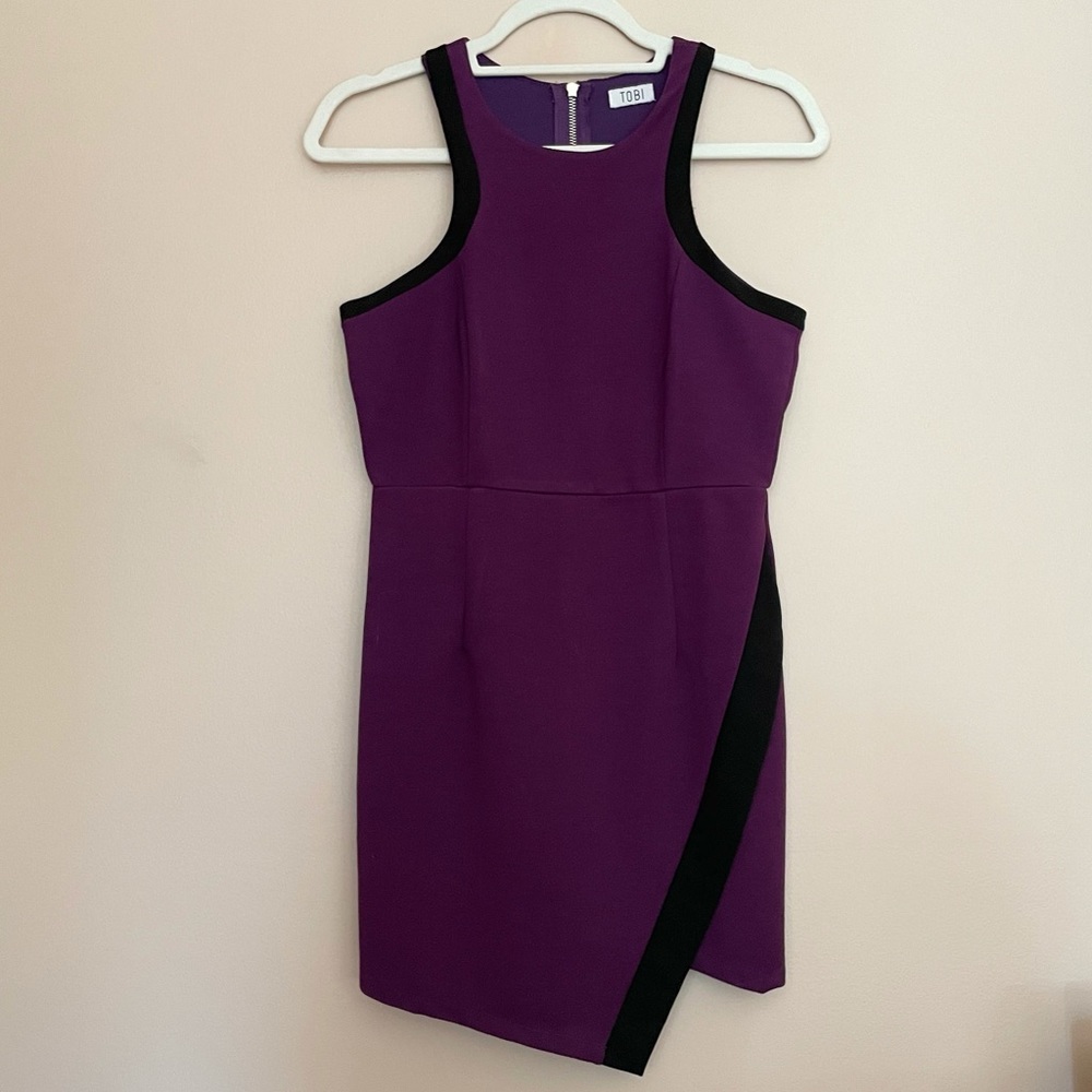 Tobi Wrap Dress in Purple